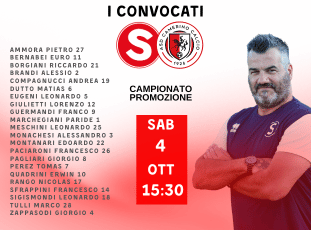 I CONVOCATI DI MISTER PIERANTONI I CONVOCATI DI MISTER PIERANTONI