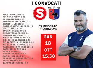 I CONVOCATI DI SETTEMPEDA A.A.COLLI I CONVOCATI DI SETTEMPEDA A.A.COLLI