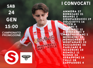 CONVOCATI 24 GENNAIO