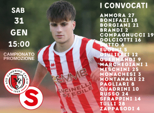 I CONVOCATI CAMERINO SETTEMPEDA