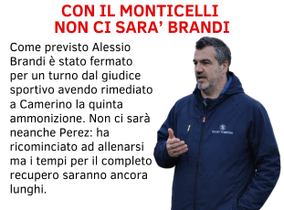 CON IL MONTICELLI SENZA BRANDI