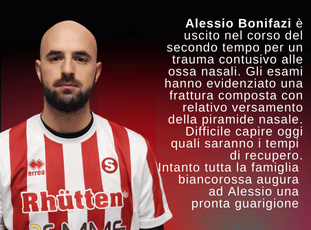 ALESSIO BONIFAZI INFORTUNIO