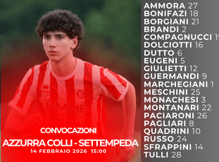 I CONVOCATI DI MISTER PIERANTONI