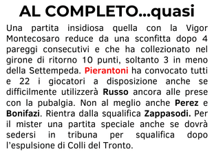 CONVOCATI 21 FEBBRAIO