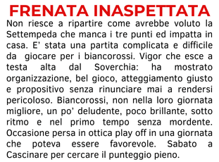frenata inaspettata
