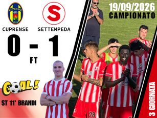 CUPRENSE-SETTEMPEDA 0-1