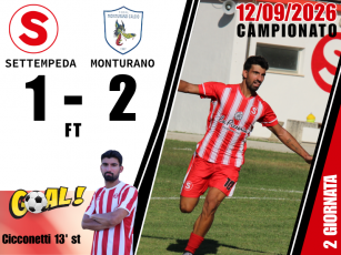 SETTEMPEDA-MONTURANO 1-2