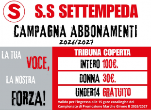 Campagna Abbonamenti 2026/2027