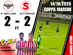 BORGO MOGLIANO-SETTEMPEDA 2-2